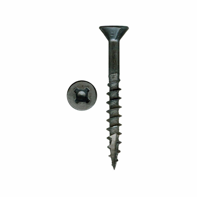 General Purpose Screws - Flat Head - Combo Drive - 100 Piece - Diameter:#8 - Length:1-1/2" - Finish:Black Oxide